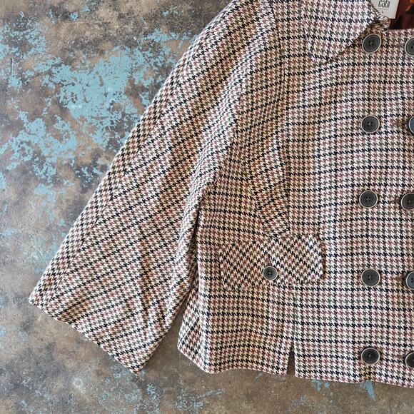 CABI Showroom Jacket Blazer Size L New Houndstooth #4678 Fall ‘24 Old Money - Picture 7 of 11